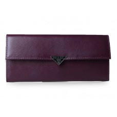 Portfel Prada Saffiano Calf Leather Bifold Purple
