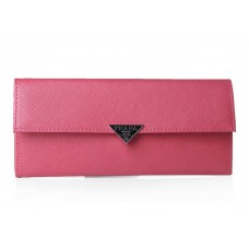 Portfel Prada Saffiano Calf Leather Bifold Pinky