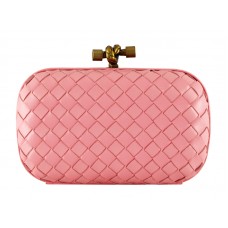 Bottega Veneta Absinthe Intrecciato Ayers Knot Light Pink