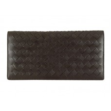 Portfel Bottega Veneta Intrecciato Nappa Continental Choco