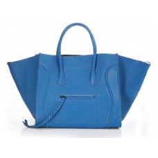 Torba typu tote Celine Luggage Phantom Square w kolorze niebieskim