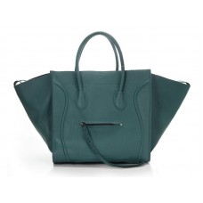 Torba typu tote Celine Luggage Phantom Square w kolorze zielonym