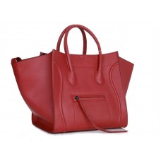 Torba typu tote Celine Luggage Phantom Square w kolorze czerwonym