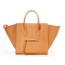Torba typu tote Celine Luggage Phantom Square w kolorze camelowym