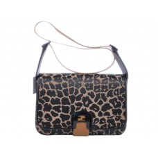 Torebka na ramię Fendi Chameleon Leopard