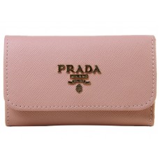 Prada Saffiano 6 breloków różowy