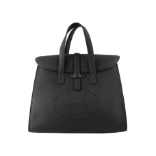 Hermes 08c Flap Bag Czarna