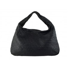 Bottega Veneta Heban Intrecciato Nappa Belly Veneta Black