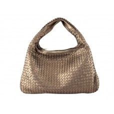 Bottega Veneta Heban Intrecciato Nappa Belly Veneta Bronze