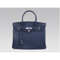 Hermes Birkin 35 cm Togo Clemence Bleu Nuit