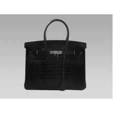 Hermes Birkin 35 cm Krokodyl Czarny