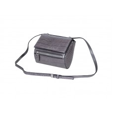 Torebka Givenchy Mini Pandora Box z krokodylej skóry w kolorze szarym