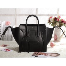 Torba typu tote Celine Luggage Phantom Square ze skóry Epsom w kolorze czarnym