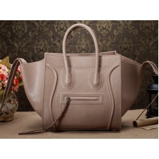 Torba typu tote Celine Luggage Phantom Square, skóra Epsom, piasek