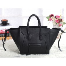 Torba typu tote Celine Luggage Phantom Square Togo Leather Black