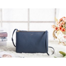 Celine Mini Trio Crossbody Messenger Bag Granatowy