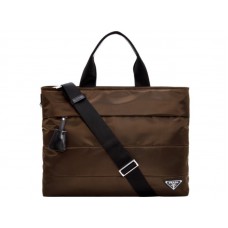 Torba Prada Tessuto Tote Bag Brown