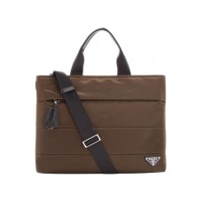 Torba Prada Tessuto Tote Bag Olive