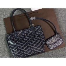 Dwustronna torba mini Goyard Anjou w kolorze granatowym