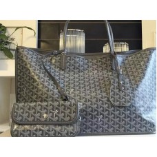Dwustronna torba Goyard Anjou Gm, szara