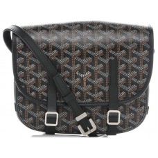 Torba listonoszka Goyard Chevron Belvedere Pm w kolorze czarnym