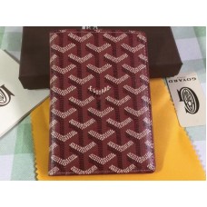 Etui na paszport Goyard Goyardine w kolorze bordowym