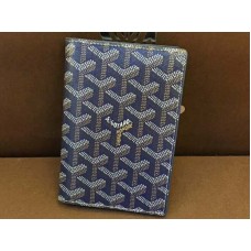 Etui na paszport Goyard Goyardine jasnoniebieskie