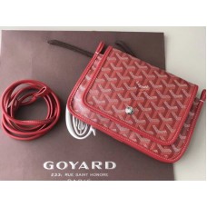 Portfel na ramię Goyard Goyardine Plumet w kolorze czerwonym