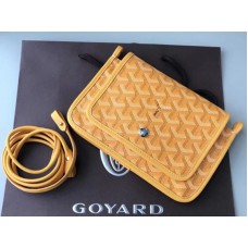 Portfel na ramię Goyard Goyardine Plumet w kolorze żółtym