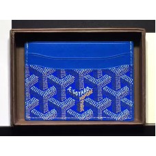 Goyard Goyardine Saint Sulpice Etui na karty Jasnoniebieskie