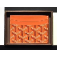 Etui na karty Goyard Goyardine Saint Sulpice, pomarańczowe