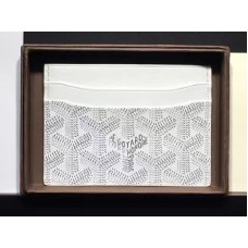 Etui na karty Goyard Goyardine Saint Sulpice, białe