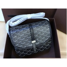 Torba kurierska Goyard Goyardine Chevron w kolorze czarnym