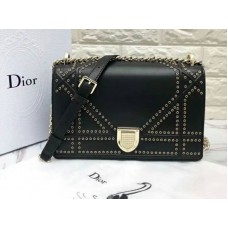 Dior Diorama Torebka ze skóry cielęcej Czarna d0422-1
