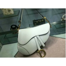 Torebka Dior Saddle Calfski Bag Gold Hardware White m0446l3
