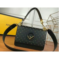 Fendi Kan IF Skórzana Torba Czarna