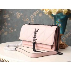 Saint Laurent Jamie Medium Carre Rive w kolorze Clafskin Pink