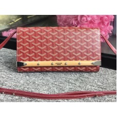 Kopertówka Goyard Monte Carlo z paskiem Pm Burgundy