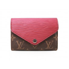 Louis Vuitton Monogram Marie-Lou Kompaktowy Portfel Fuchsia