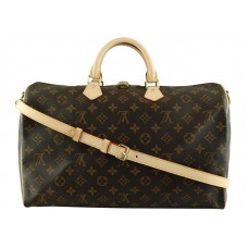 Louis Vuitton Monogram Speedy 40 z paskiem na ramię