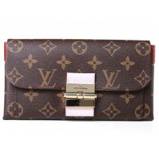 Portfel Louis Vuitton Monogram Elysee w kolorze czerwonym