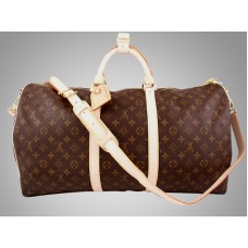Louis Vuitton Monogram Keepall 50 z paskiem na ramię