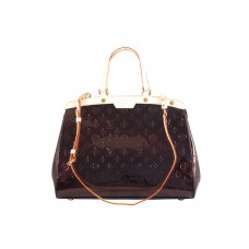 Monogram Louis Vuitton Vernis Brea GM Amarante