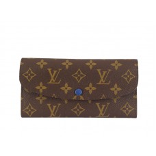 Portfel Louis Vuitton Monogram Emilie w kolorze niebieskim