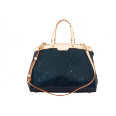 Louis Vuitton Monogram Vernis Brea Mm Midnight Blue