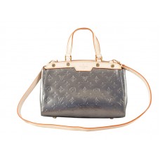Monogram Louis Vuitton Vernis Brea PM Srebrny