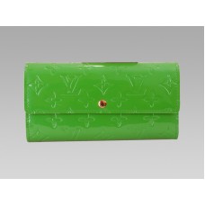 Portfel Louis Vuitton Monogram Vernis Sarah Zielony tonik