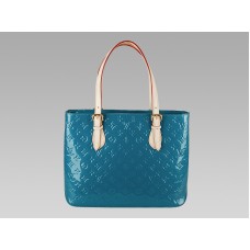 Monogram Louis Vuitton Vernis Brentwood Bleu Galactic