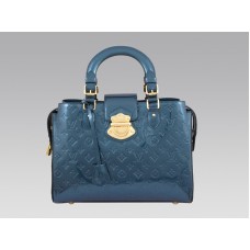 Monogram Louis Vuitton Vernis Melrose Avenue Bleu Nuit