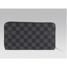Grafitowy organizer zapinany na zamek Louis Vuitton Damier
